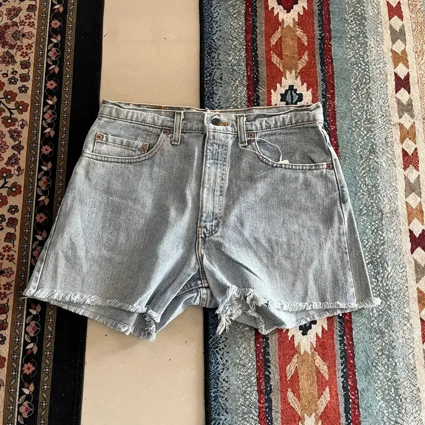 [BUNJANG] Levi's 550 Cutoff Denim Shorts 32 / USA 리바이스 550 컷팅 데님 반바지 32