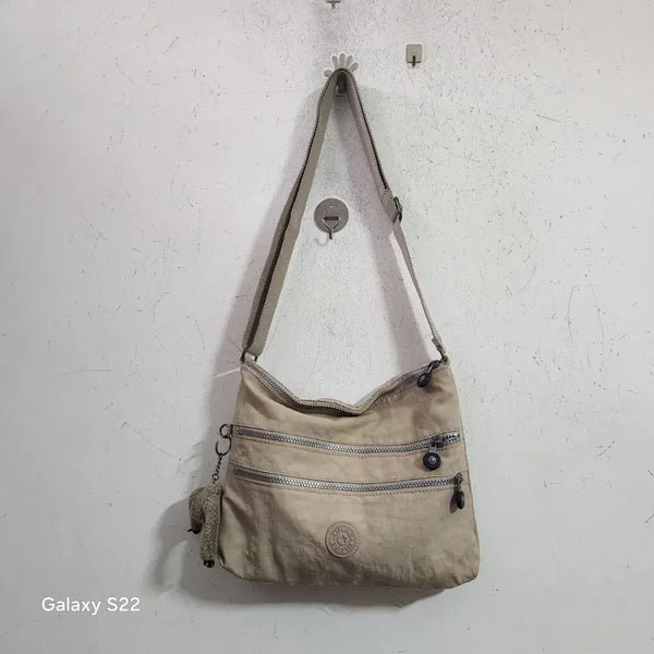 [BUNJANG] Kipling Crossbody Bag Beige / 키플링 크로스백 베이지색