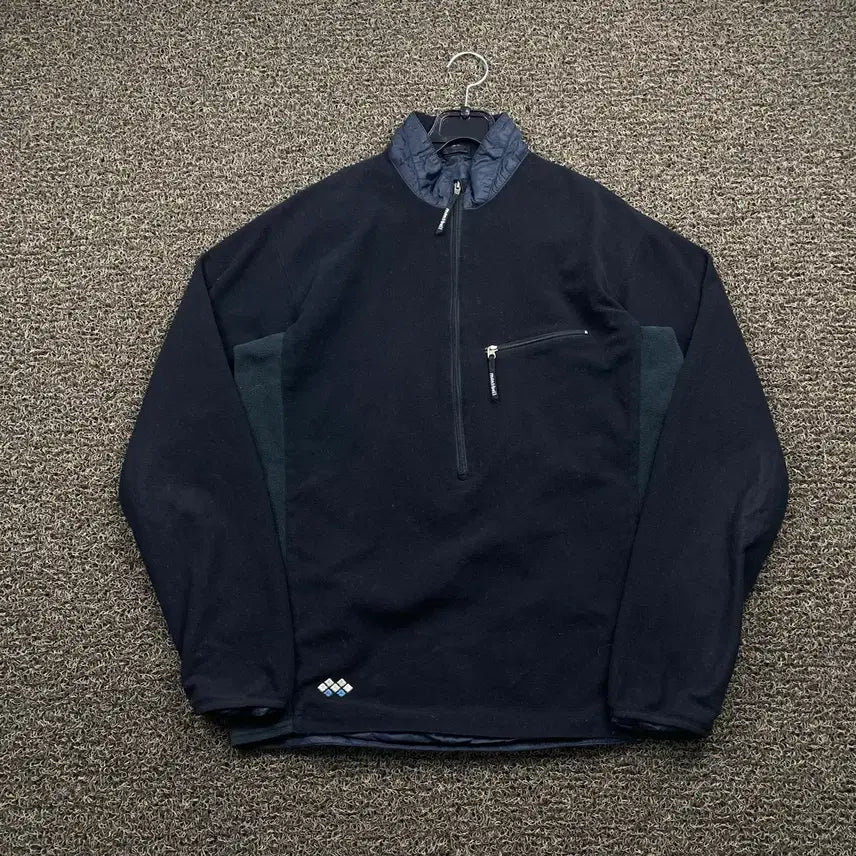 [BUNJANG] Montbell Black Half Zip Fleece Jacket / 몽벨 블랙 하프 플리스