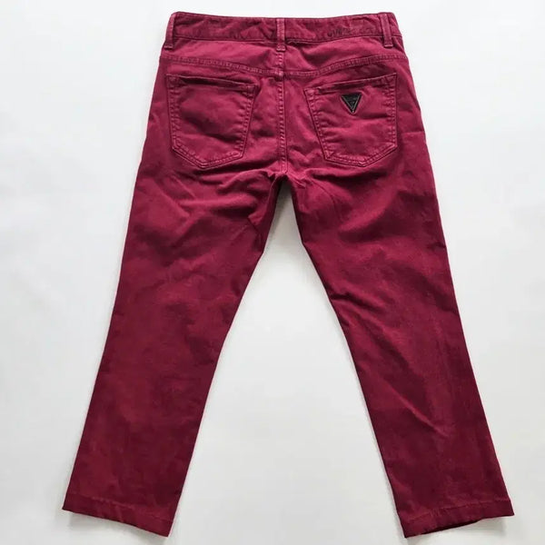 [BUNJANG] Guess Red Stretch Tapered Denim Pants Size 30 / 게스 청바지 레드 스판 테이퍼드 데님팬츠 사이즈30 R6868