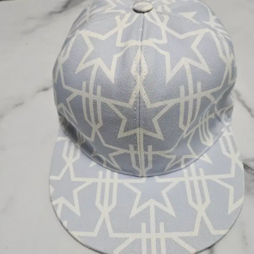 [BUNJANG] Givenchy Star Pattern Snapback Light Blue / 지방시 스타 패턴 스냅백 라이트블루