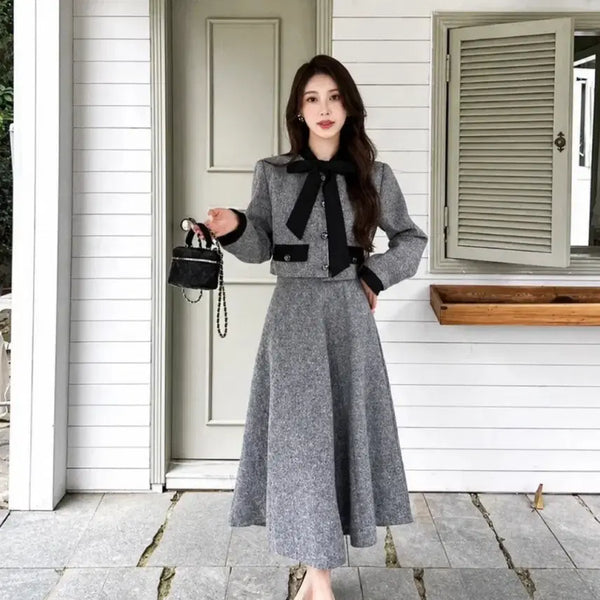 [BUNJANG] Tweed Two-Piece Set / 트위드 투피스 세트