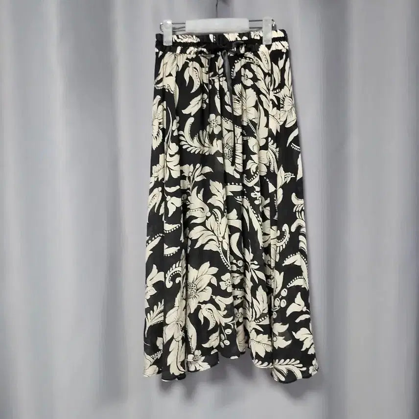 [BUNJANG] Big Flower Long Skirt / 빅 플라워 롱스커트