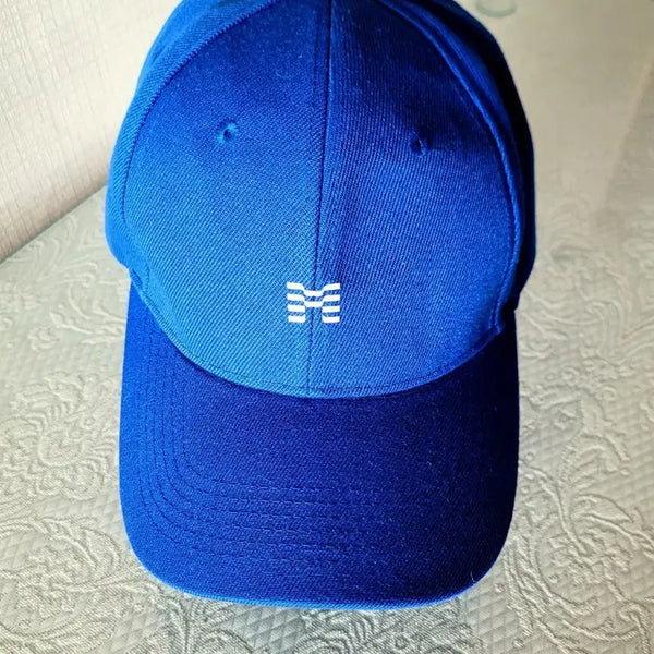 [BUNJANG] Blue Cotton Ball Cap (Unsealed) / 미개봉한 모자~ 파란색 볼캡