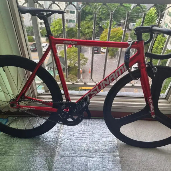 [BUNJANG] Tsunami SNM100 Road Bike - Red Wine / 쓰나미 snm100 레드와인