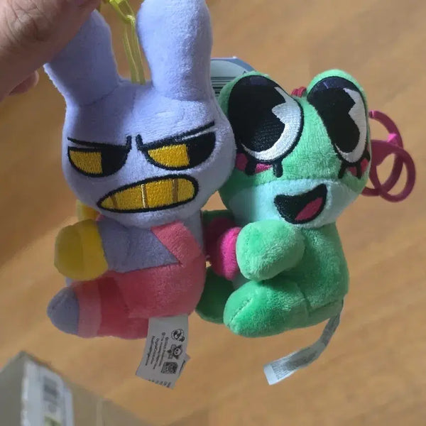 [BUNJANG] The Amazing Digital Circus Jax & Ribbit Magnet Plush Keychain / 어메이징디지털서커스 잭스와 리빗  키체인