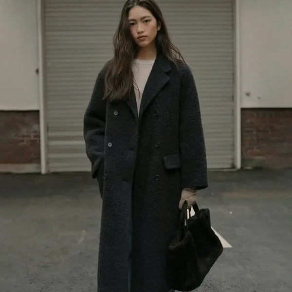 [BUNJANG] Blank03 Suri Alpaca Handmade Double Coat / 블랭크공삼 수리 알파카 핸드메이드 더블코트