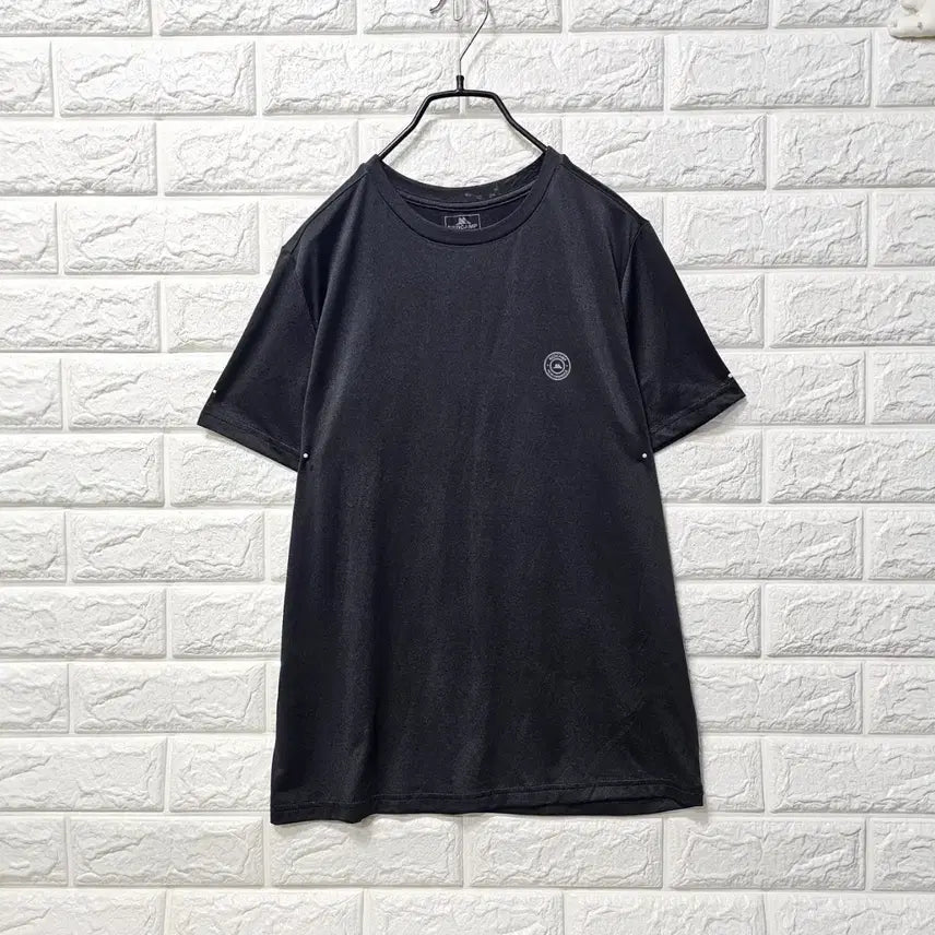 [BUNJANG] Basic Logo Black Short Sleeve T-Shirt / 블랙  반팔 티셔츠
