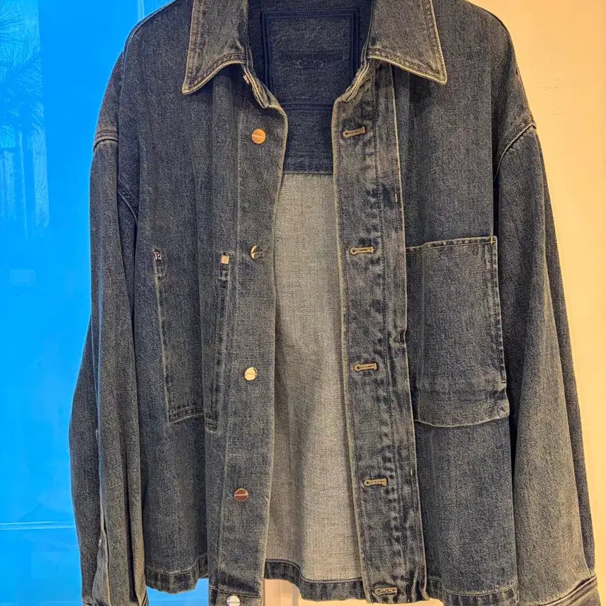 [BUNJANG] WOOYOUNGMI Washed Denim Jacket / 우영미 WOOYOUNGMI] 워싱 데님 자켓