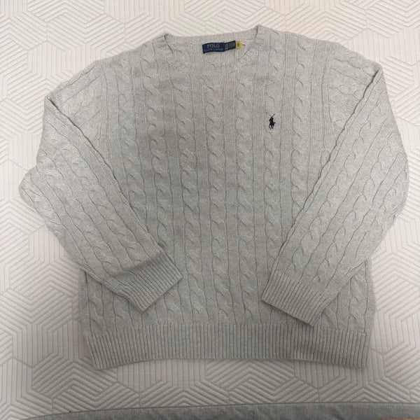 [BUNJANG] Polo Ralph Lauren Cable Knit Sweater / 폴로 랄프로렌 케이블니트