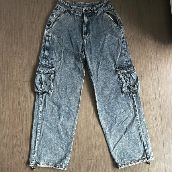 [BUNJANG] SCULPTOR Cargo Pocket Denim Pants XS / SCULPTOR 카고 포켓 데님 팬츠 XS