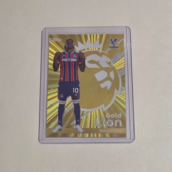 [BUNJANG] Eberechi Eze Topps Gold Lion Insert Football Card / [할인] 에베레치 에제 탑스 골드 라이언 인서트 축구카드