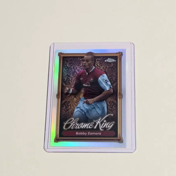 [BUNJANG] Topps Chrome King Zamorra Refractor Insert Soccer Card / [인서트] 탑스 크롬 킹 자모라 리프랙터 인서트 축구 카드
