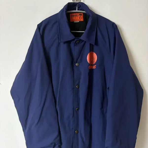 [BUNJANG] Deus Ex Machina Coach Jacket Navy / 데우스 엑스 마키나 코치 자켓 네이비