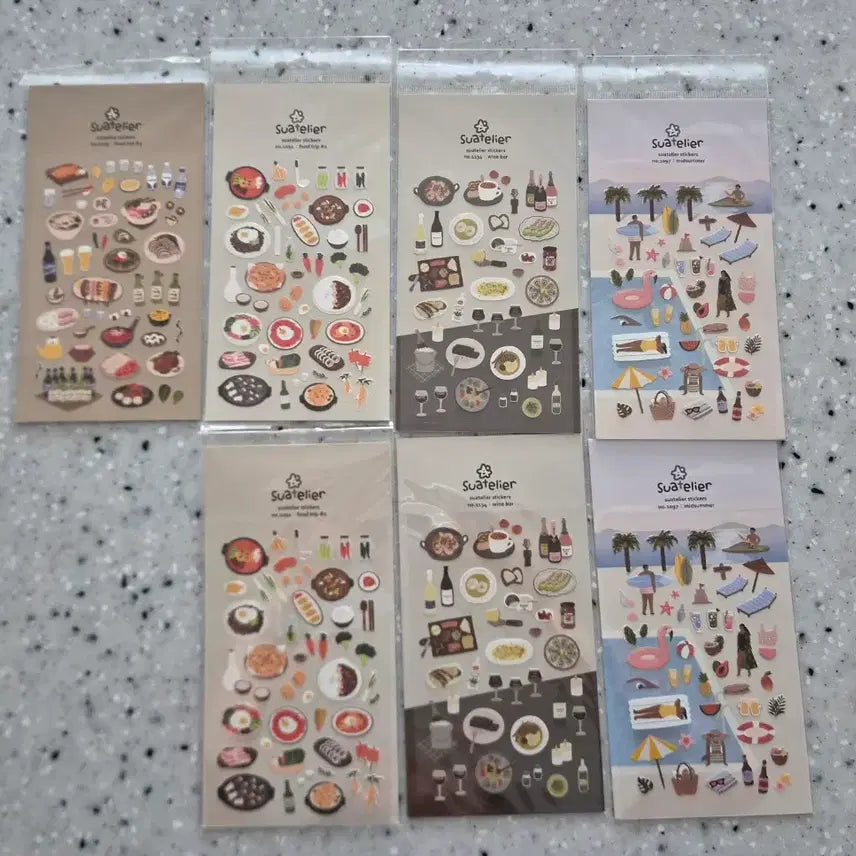 [BUNJANG] Shuatelier Diary Decoration Stickers / 슈아뜰리에 다이어리 꾸미기 스티커