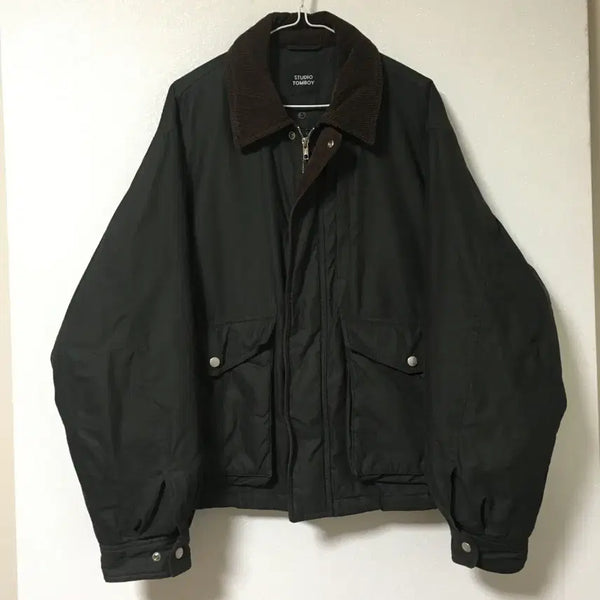 [BUNJANG] Studio Tomboy Men's Corduroy Collar Padded Jacket M / 스튜디오톰보이 남성 코듀로이카라 패딩 자켓 M