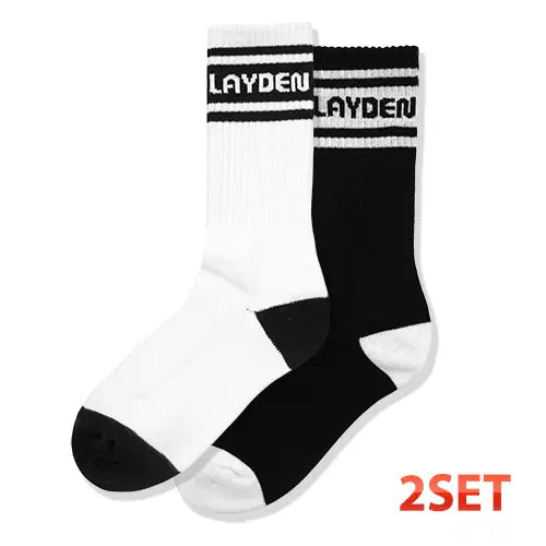 [BUNJANG] RAIDEN Skate Socks 2-Pack (Unused) / [새상품] 레이든 지갑/벨트/양말/잡화 SKATE SOCKS 2SET