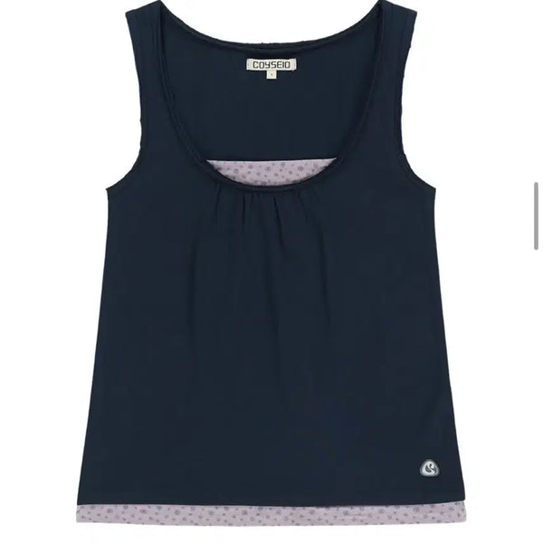 [BUNJANG] KOSEIO DUDU Sleeveless Top Navy Size 2 / 코이세이오 두두 슬리브리스