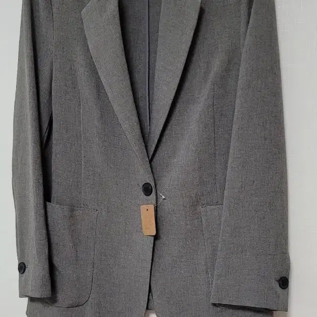 [BUNJANG] 8 Seconds Single Blazer Jacket XS Grey / [새상품]8세컨즈 그레이 싱글 여성자켓 XS 906