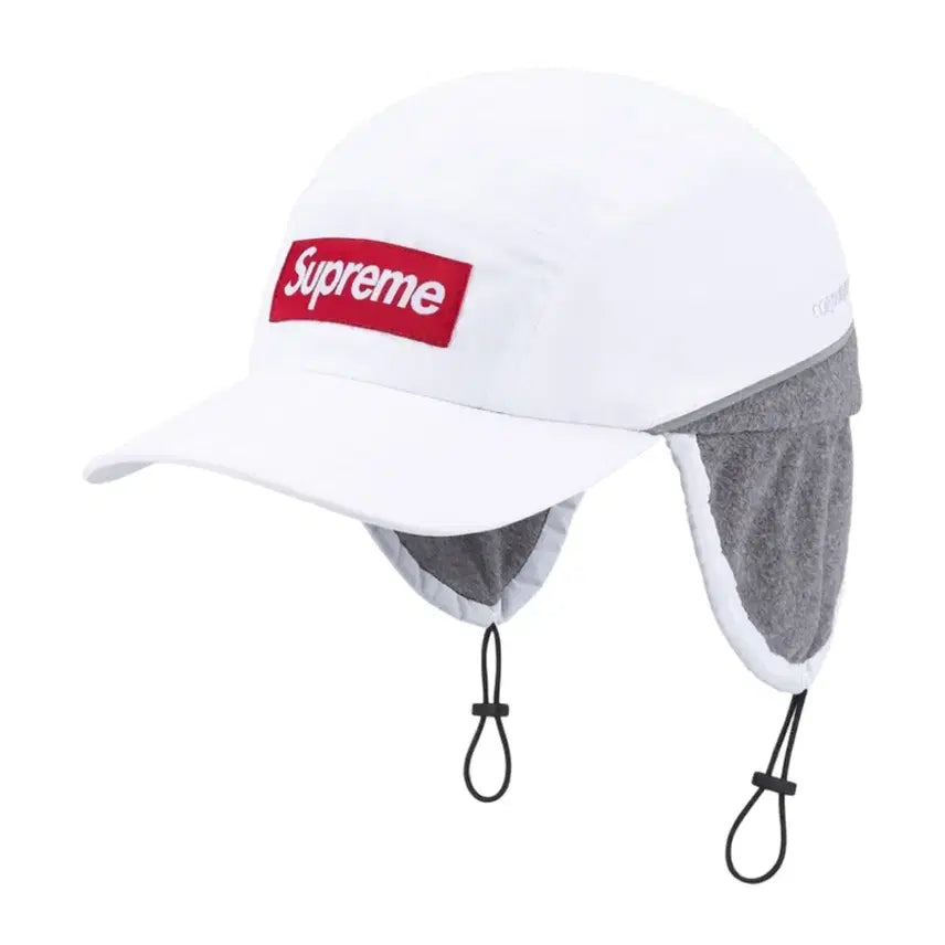 [BUNJANG] Supreme Box Logo Earflap Camp Cap (Black/Pink/White) / (3종) 슈프림 박스로고 이어플랩 캠프캡 (블랙/핑크/화이트)