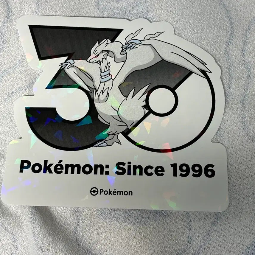 [BUNJANG] Pokemon 30th Anniversary Reshiram Sticker / 포켓몬 30주년스티커 레시라무