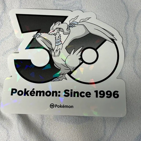 [BUNJANG] Pokemon 30th Anniversary Reshiram Sticker / 포켓몬 30주년스티커 레시라무