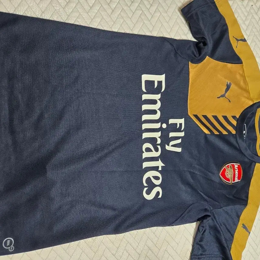 [BUNJANG] Puma x Arsenal Training Jersey Navy/Gold 'GUNNERS' / [M/95] 푸마 x 아스날(Arsenal) 트레이닝 유니폼 저지 (상태 최상)