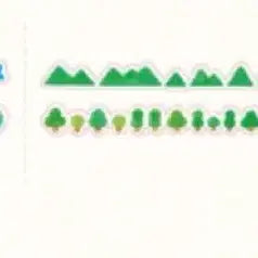 [BUNJANG] Dear Town Earth Walk Kiss Cut Sticker / 디어타운 지구산책 키스컷 띵