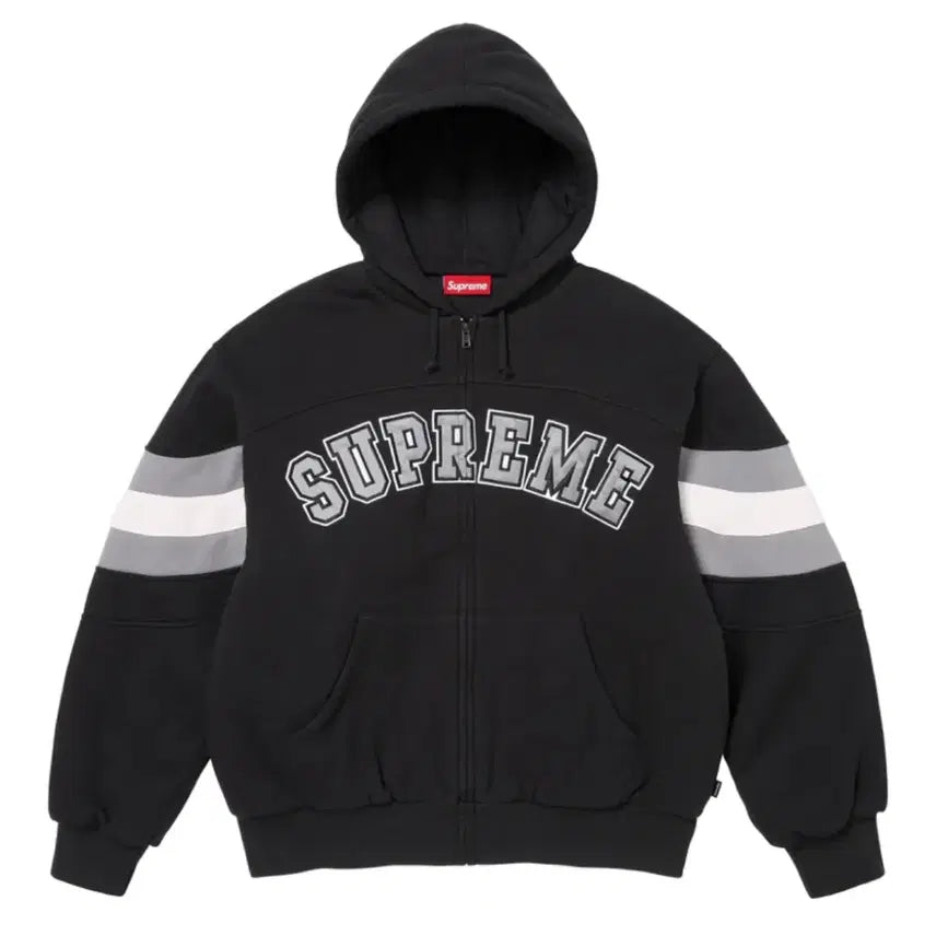 [BUNJANG] Supreme Field Hooded Zip-Up Black S / 슈프림 필드 후드 집업 블랙 S