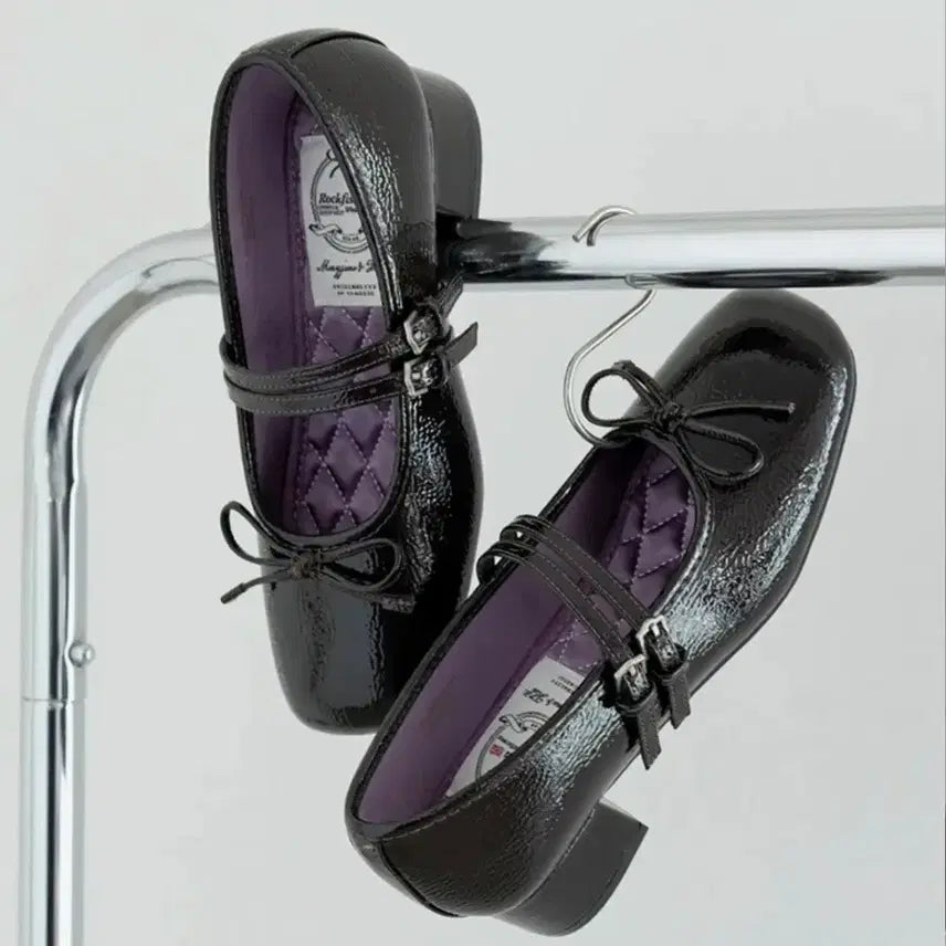 [BUNJANG] Rockfish Weatherwear Square Toe Two Strap Mary Jane Shoes / 락피쉬웨더웨어 스퀘어토 투 스트랩 메리제인 구두 하객룩