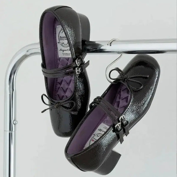 [BUNJANG] Rockfish Weatherwear Square Toe Two Strap Mary Jane Shoes / 락피쉬웨더웨어 스퀘어토 투 스트랩 메리제인 구두 하객룩