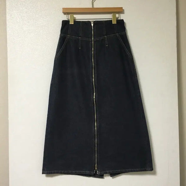[BUNJANG] KUHO Denim Long Skirt / KUHO 구호 데님 롱 스커트 67