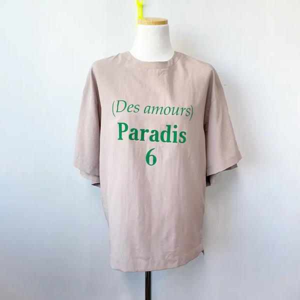 [BUNJANG] System (The Handsome Group) Women's Short-Sleeve T-Shirt - Size S / 시스템 한섬정품 여성반팔티셔츠 S
