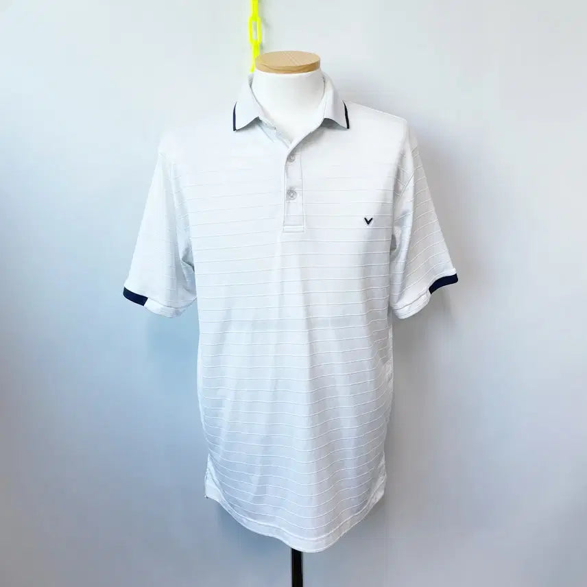 [BUNJANG] Callaway Men's Golf Short Sleeve Shirt White L Recommended / 캘러웨이 남성골프반팔 화이트 L추천