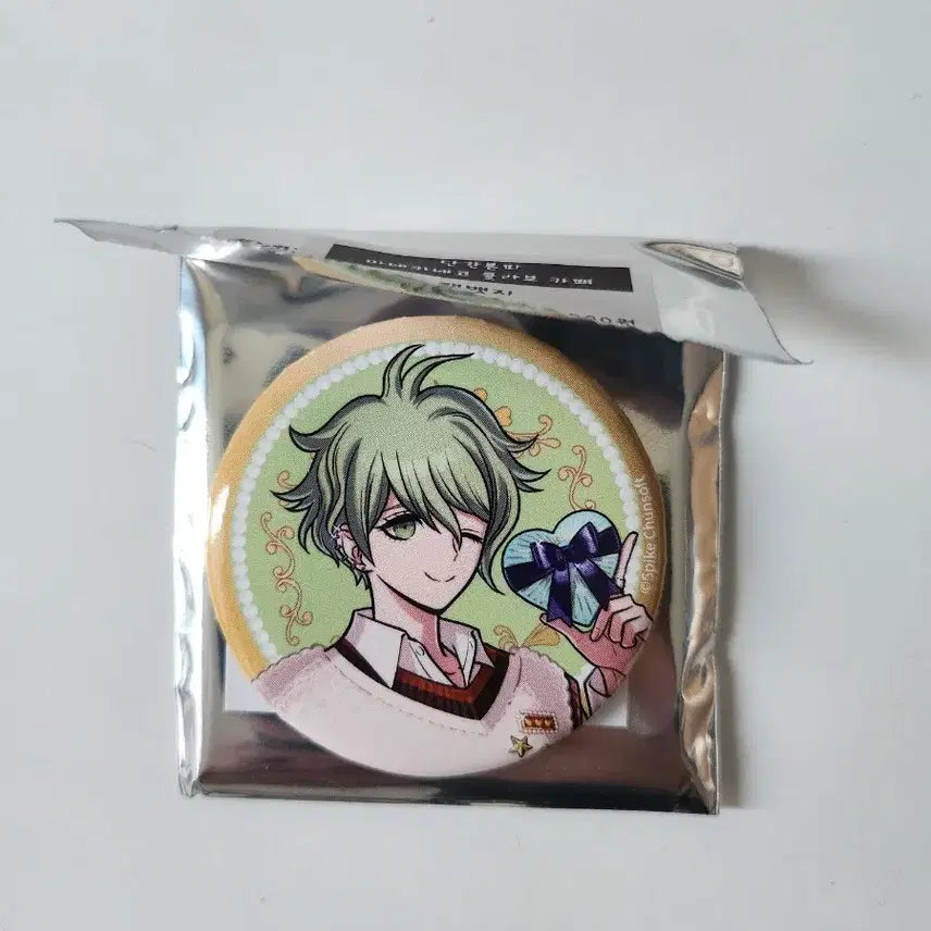 [BUNJANG] Danganronpa Rantaro Amami Manekineko Collaboration Cafe Can Badge / 단간론파 아아미 란타로 마네키네코 콜라보 카페 캔뱃지