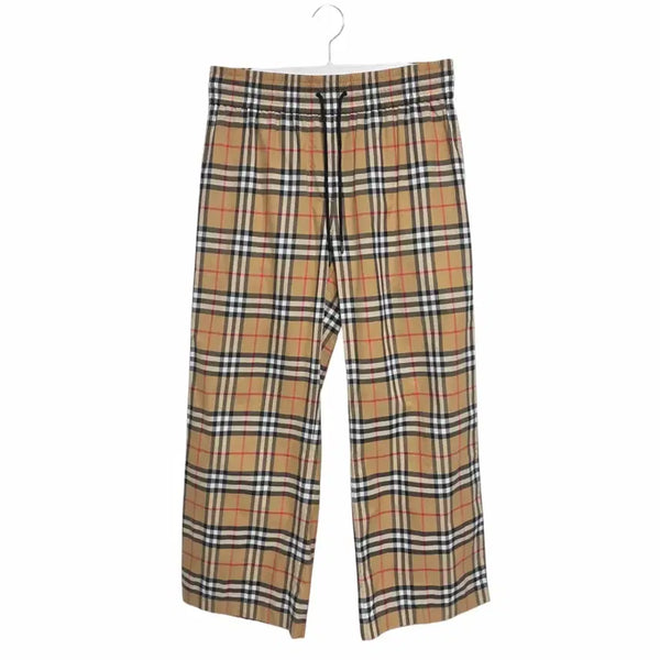 [BUNJANG] Burberry Nova Check Satin Pants / 버버리 노바체크 새틴 팬츠