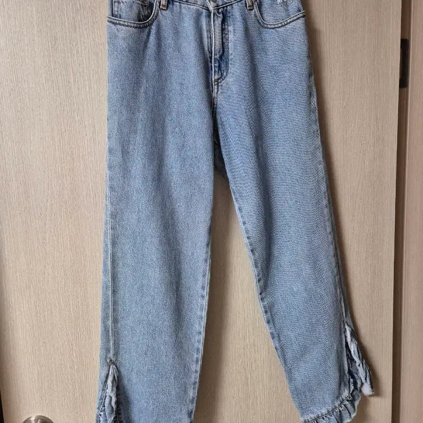 [BUNJANG] MSGM Denim Pants with Frill Detail / (정품) MSGM 청바지 데님 팬츠 프릴 디테일  xs (25)