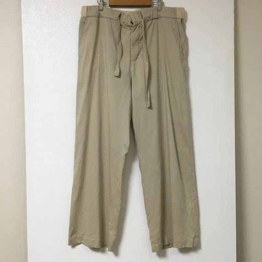 [BUNJANG] System Homme 24SS Wide Linen Pants Beige / 24 SYSTEM 시스템 옴므 와이드 린넨 팬츠 82