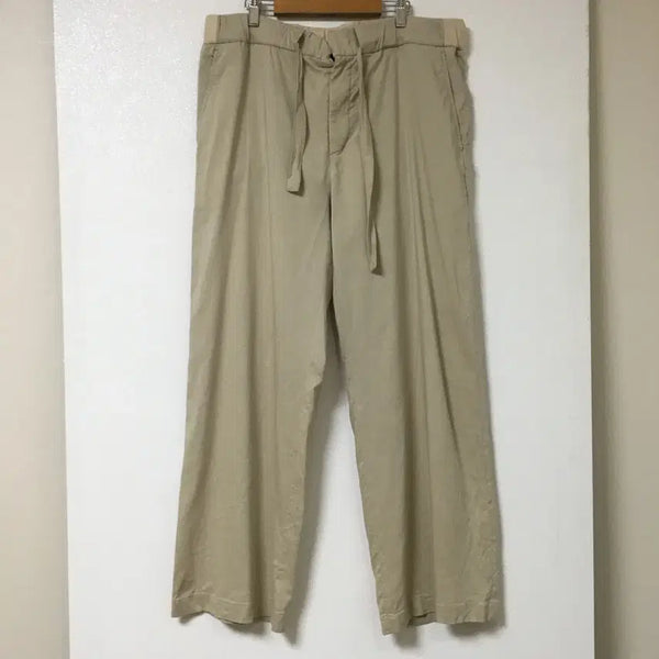 [BUNJANG] System Homme 24SS Wide Linen Pants Beige / 24 SYSTEM 시스템 옴므 와이드 린넨 팬츠 82