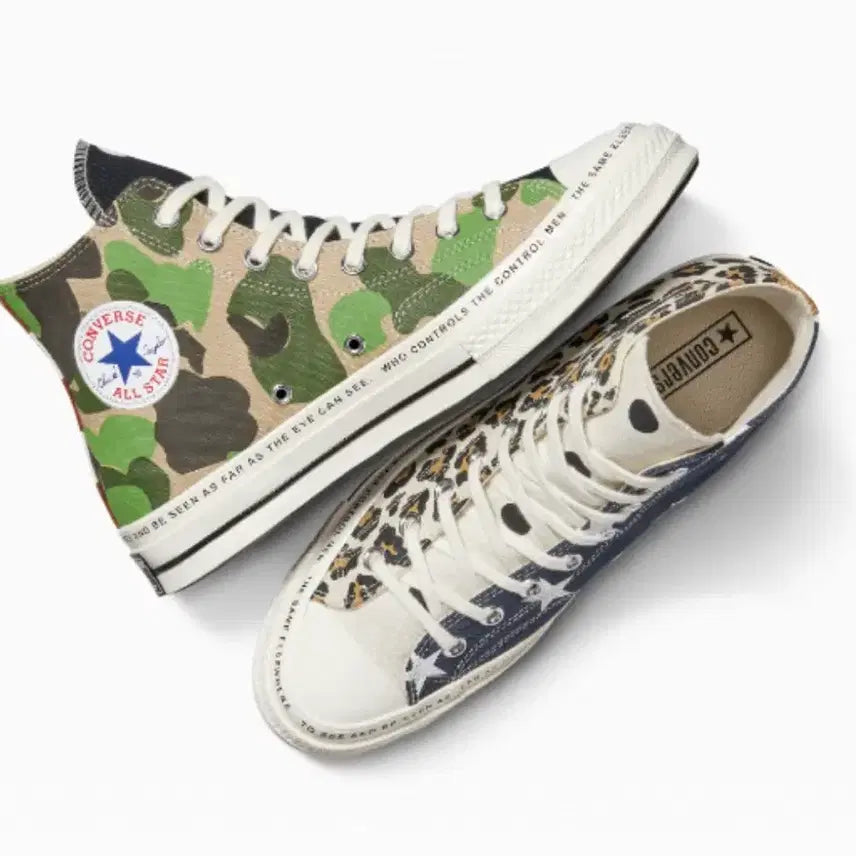 [BUNJANG] Converse x Brain Dead Chuck 70 Camo Leopard Mix Sneakers / 컨버스X브레인데드