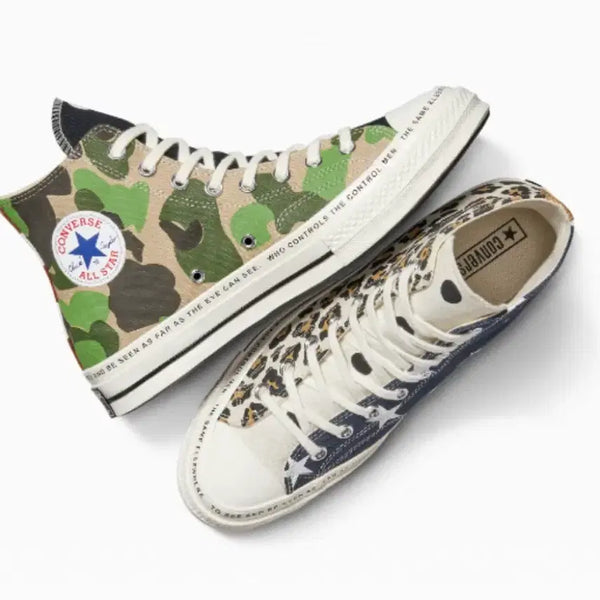 [BUNJANG] Converse x Brain Dead Chuck 70 Camo Leopard Mix Sneakers / 컨버스X브레인데드