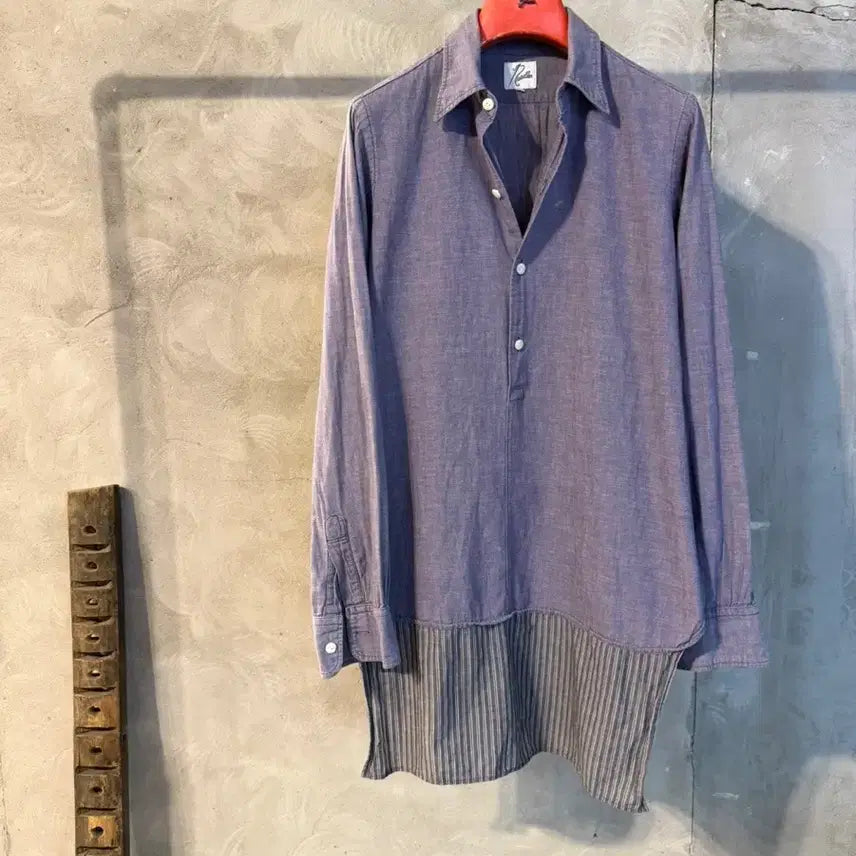 [BUNJANG] Needles Linen Pullover Shirt Women's 66 / 니들스 린넨 풀오버 셔츠 여성66
