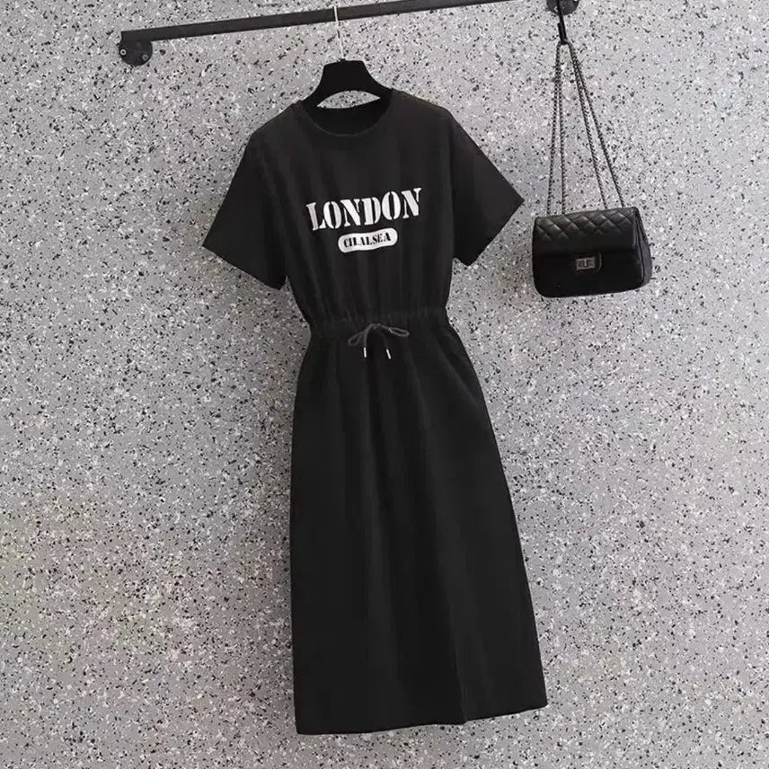 [BUNJANG] Lettering Dress - Medium / 레터링 원피스-M