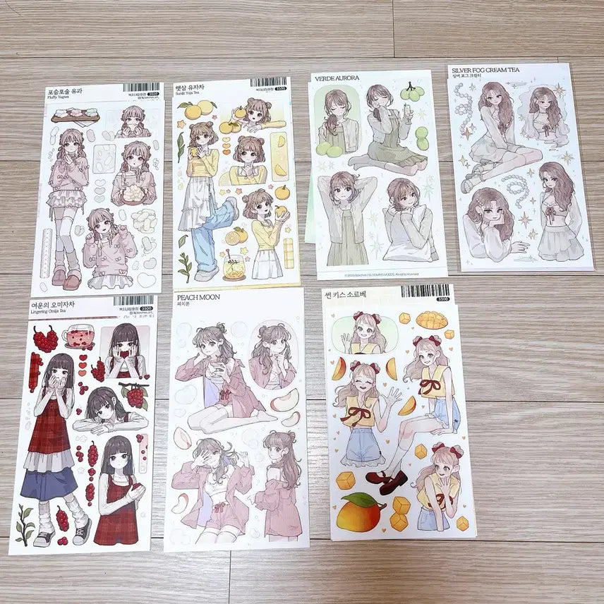 [BUNJANG] Bokchi Sticker Bundle / 원가이하) 복치 다꾸 스티커 일괄 처분