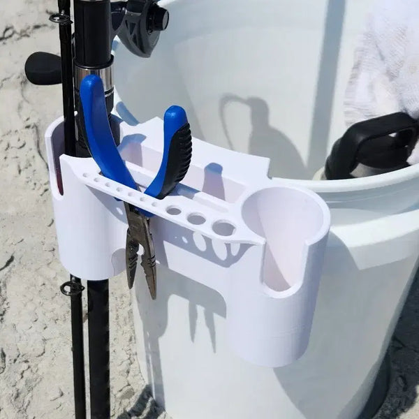 [BUNJANG] Fishing Rod Holder Caddy for Bucket / 낚시 버킷용 낚싯대 거치대 캐디