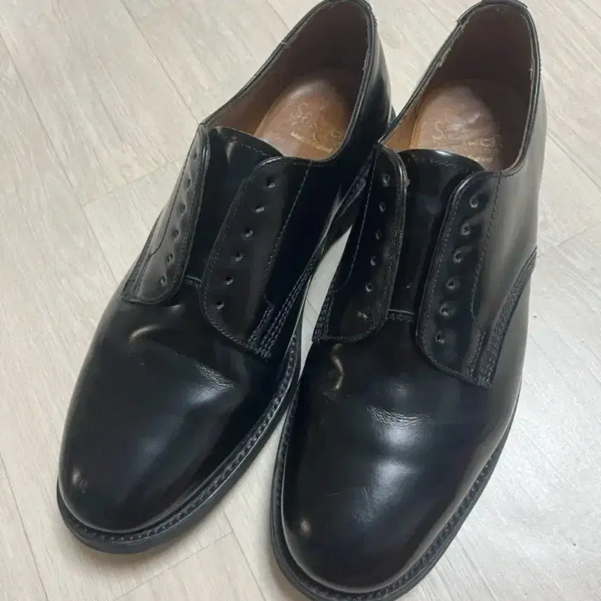 [BUNJANG] Sanders Military Officer Derby Black UK7 / 샌더스 밀리터리 오피서 더비 블랙 UK7