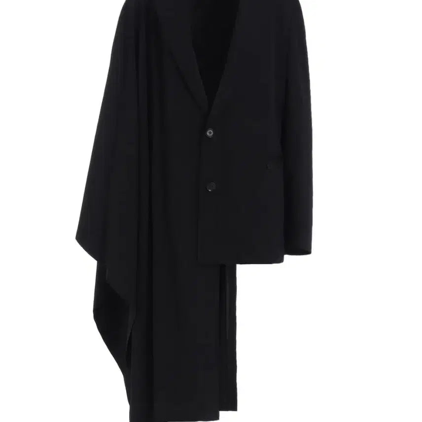 [BUNJANG] Ground Y Yohji Yamamoto Wool Gabardine Cape Jacket / 요지야마모토 케이프자켓