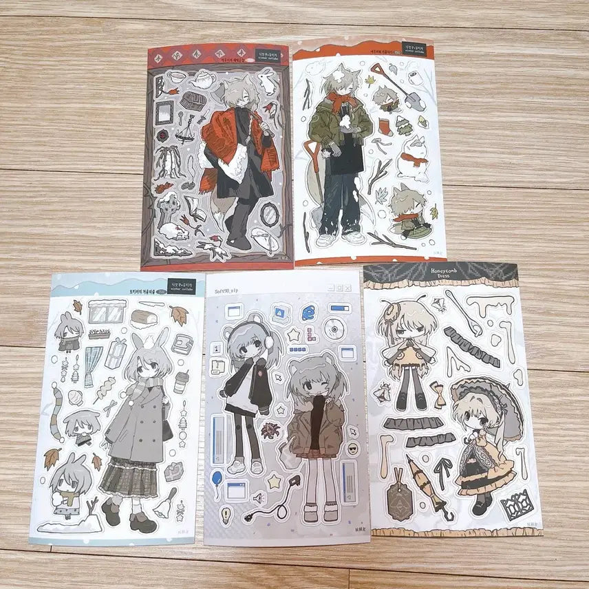 [BUNJANG] Namoku Deco Sticker Bundle / 원가이하) 나모쿠 다꾸 스티커 일괄 처분