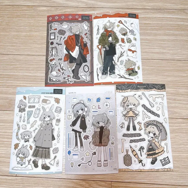 [BUNJANG] Namoku Deco Sticker Bundle / 원가이하) 나모쿠 다꾸 스티커 일괄 처분