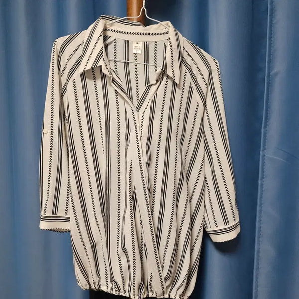 [BUNJANG] Maje Striped Blouse / 마쥬 줄무늬 블라우스